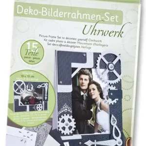 Zertifiziert Bilderrahmen-Set ”Uhrwerk” 15 Teile