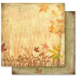 Beliebt Designpapier Herbst 7 190g/m² 30,5 x 30,5cm 5 Blatt