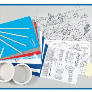 Ausmal-Laternen-Set ”Piraten & Drachen” Letzte Chance