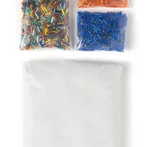 Günstig Perlen-Mix bunt,orange,blau 220 + Fugenmasse weiß