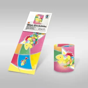Mini-Tischlicht ”Fisch” 5 Blatt Bestpreis