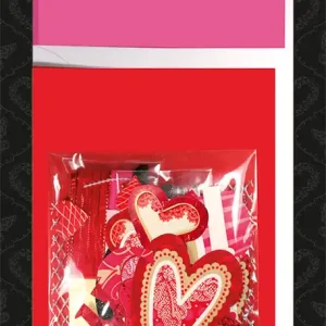 Premium Kartenbastelset (Love) Card Kit für 4 Karten