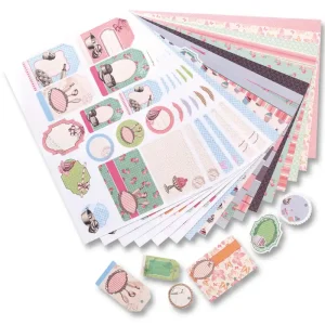 Billig Geschenk-Bastelset ”Süße Dekoideen” - 100 teilig