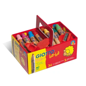 GIOTTO be-bè 36 Super-Farbstifte mit 3 Spitzern Großhandel