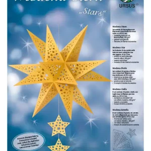 Modena-Stern ”Stars” gold 10 Blatt für 1 Stück Heißes Angebot