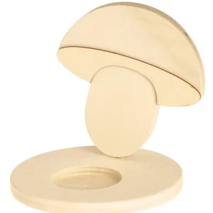 Zertifiziert Teelichthalter ”Pilz” ca. 10x10cm