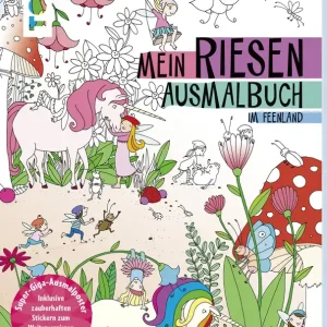 Neu Im Sortiment Riesen-Ausmalposter Feenland