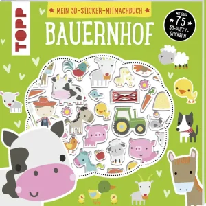 3D-Sticker-Buch: Bauernhof Jetzt Zugreifen