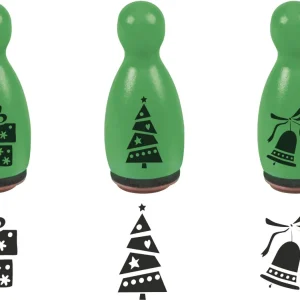 Meistverkauft Stempelfiguren ”Weihnachten” 3tlg.
