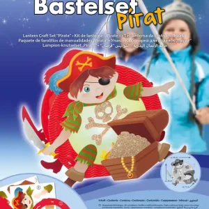 Markenware Laternen-Bastelset ”Pirat”