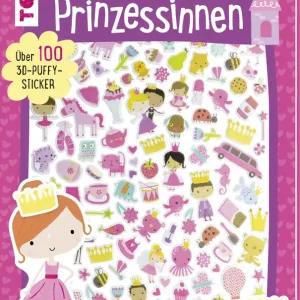 Preis Gesenkt 3D-Sticker u. Rätselbuch: Prinzessinnen