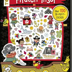 Highlight 3D-Sticker u. Rätselbuch: Piraten-Insel