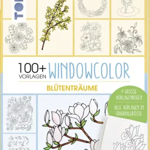 Markenware Vorlagenmappe Window Color: Blütenträume