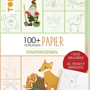 Neuheit Vorlagenmappe Papier: Fensterszenen