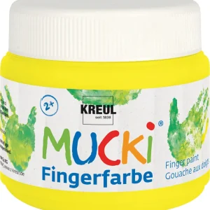 Billig MUCKI Fingerfarbe 150ml Quietsch-Gelb