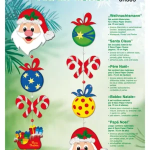 Deco Paper Chains ”Weihnachtsmann” Geprüft