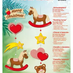 Neu Deco Paper Chains ”Schaukelpferd”