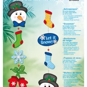 Wochenendangebot Deco Paper Chains ”Schneemann”