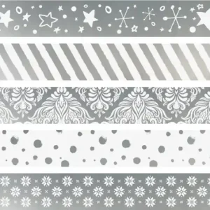 Online Kaufen Deko Tape Mini silber 5x3m inkl. Abroller