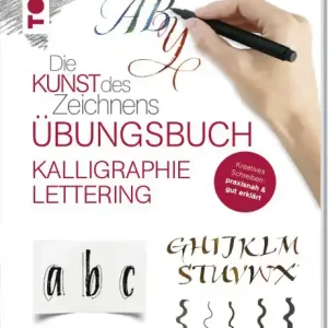 Die Kunst des Zeichnens - Übungsbuch Kalligraphie lettering Rabatt
