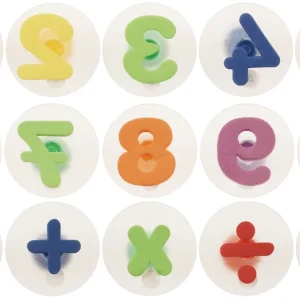 EVA-Stempel Ziffern und Rechenzeich Ø7,5cm,Kunststoff,15tlg. Neue Kollektion