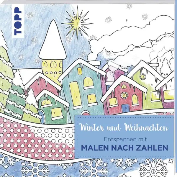 Top-Angebot Winter und Weihnachten Entspannen mit Malen nach Zahlen
