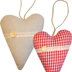 Weihnachtsbastelset-Herzen 2er Neu