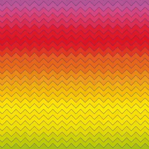 Laternenzuschnitt Transparentpapier Regenbogen Zickzack, 20x50 cm Sale