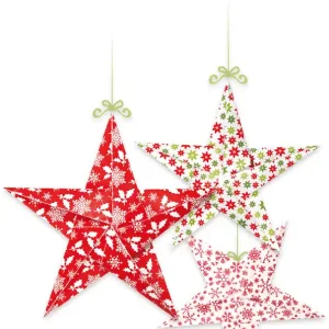 Faltblätter ”Christmas” 20x20cm 120 Blatt in 10 Motiven Sichere Zahlung