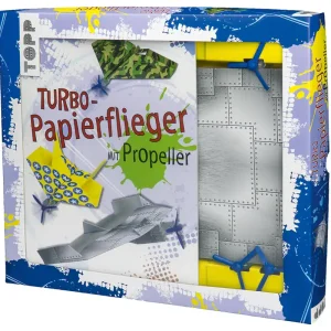Preiswert Kreativ-Set Turbo-Papierflieger mit Propeller