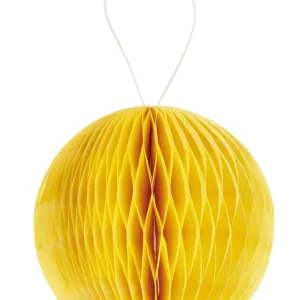 Garantierte Lieferung 3D-Wabenball aus Papier, 8cm gelb Beutel a 4 Stück