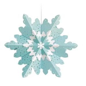 Weihnachtsstern ”Winter Star” eisblau, 220g/m² Solange Der Vorrat Reicht