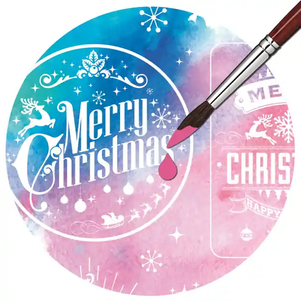 Abverkauf Zauberpapier ”Merry Christmas” 23x33cm, 10 Blatt, 250g/m²