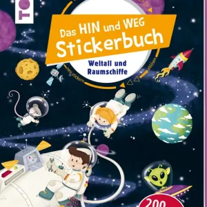 Gratis Versand Stickerbuch Weltall