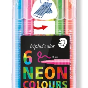Super-Preis Triplus Fasermaler color neon Box mit 6 Stück