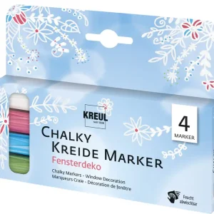 Chalky Kreidemarker 4er Set Fensterdeko Must-Have