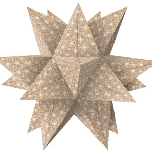 Kostenloser Versand Aurelio-Stern ”Castor” 15 x 15 cm, Kraftpapier