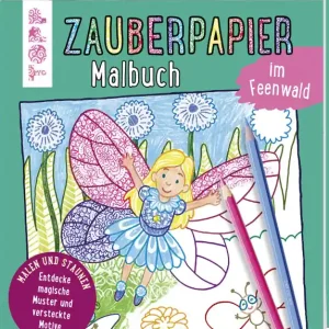 Zauberpapier Malbuch im Feenwald Nur Heute
