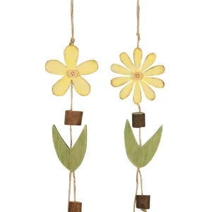 Blüte zum Hängen gelb/grün 7,5x2x27 cm Gleich Bestellen