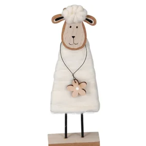 Schaf stehend Fb.creme 9x4x26 cm Preisknaller