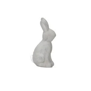 Hase aus Beton grau 4x2,5x8 cm Exklusiv