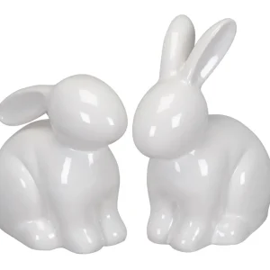 Porzellan-Hase weiß Exklusiv