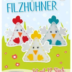 Filzhühner 12er-Set Begrenztes Angebot