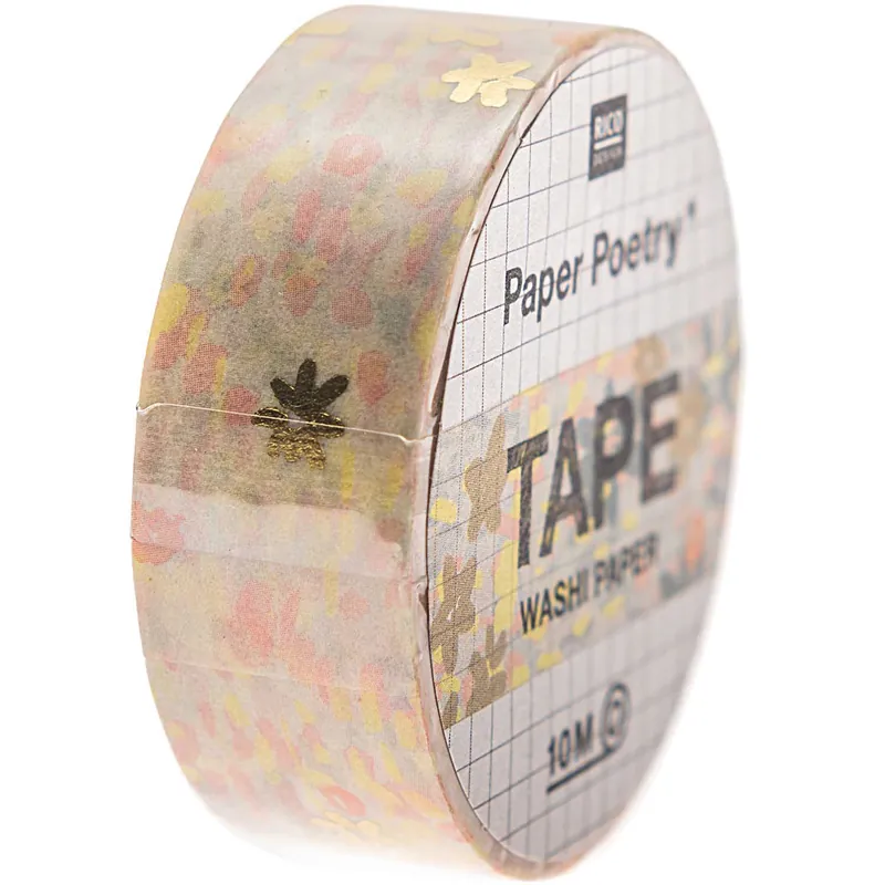 Bestpreis Washi Tape ”Blumenweise blau” 10m 1 Stück