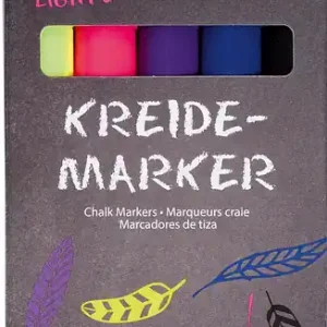 Kreidemarker 5er Set Neon Lights 1-2 mm Strichstärke Rabatt