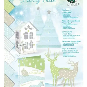 Garantierte Lieferung Fotokarton-Block ”Frosty Blue” 300g/m², 9 Blatt sort., DIN A4