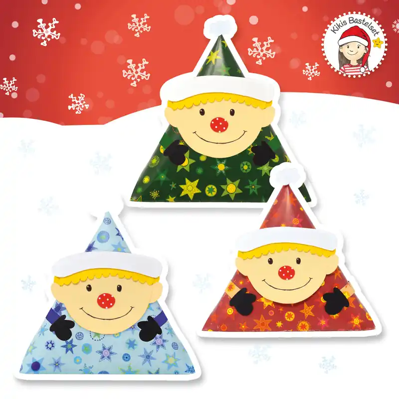 Billig Bastelset ”Elfi & Friends Päckchen” 10 Stück