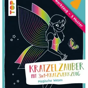 Top-Angebot Kratzelzauber mit Kratzwerkzeug ”Magische Wesen”