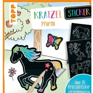 Kratzel-Stickerbuch Pferde Premium
