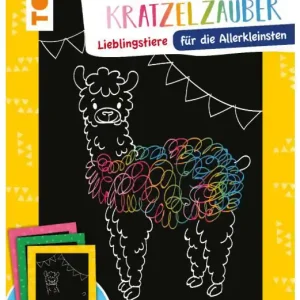 Jetzt Bestellen Bunte Rahmen Kratzelzauber für die allerkleinsten ”Lieblingstiere”